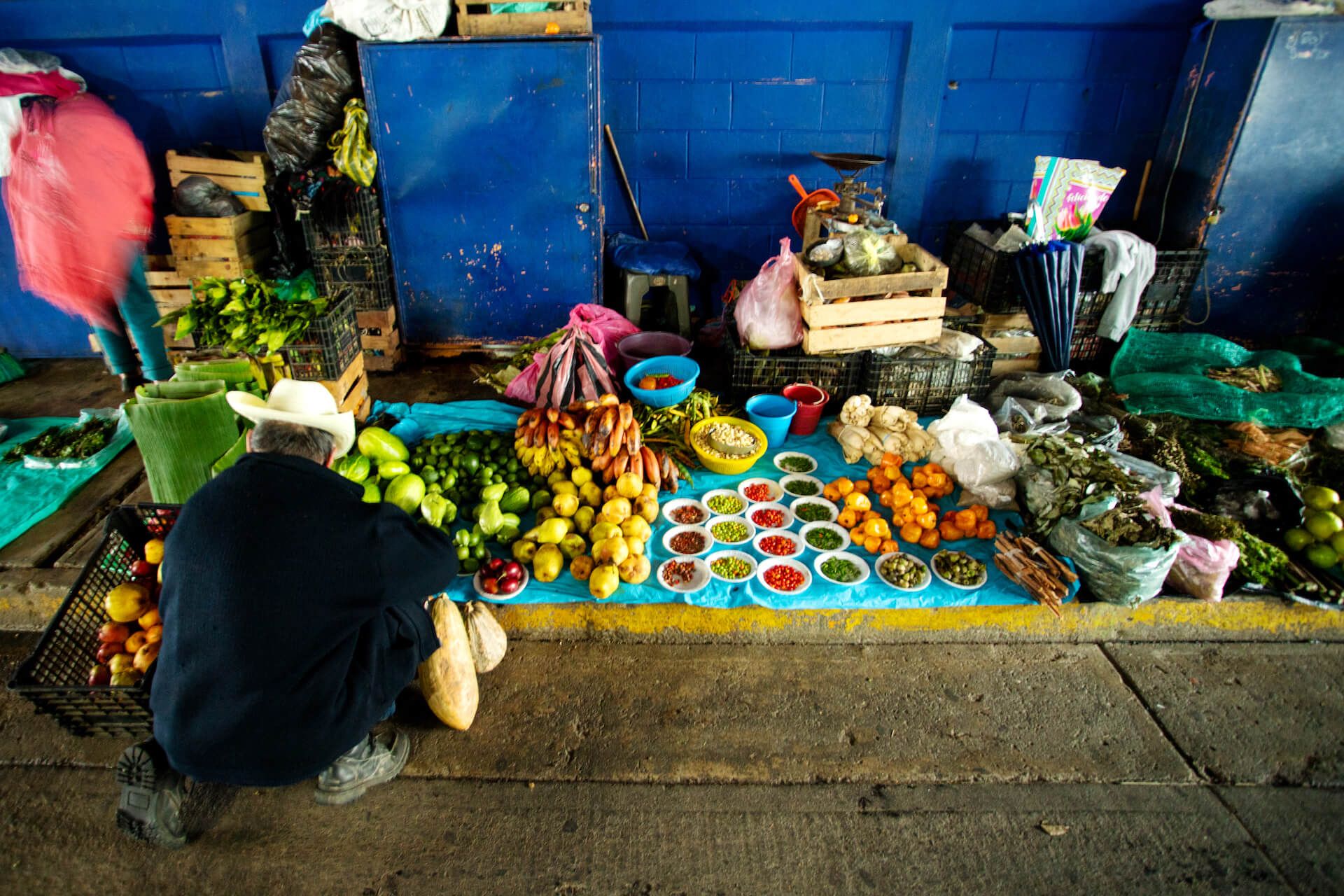Local market in Tlatlauqitepec.