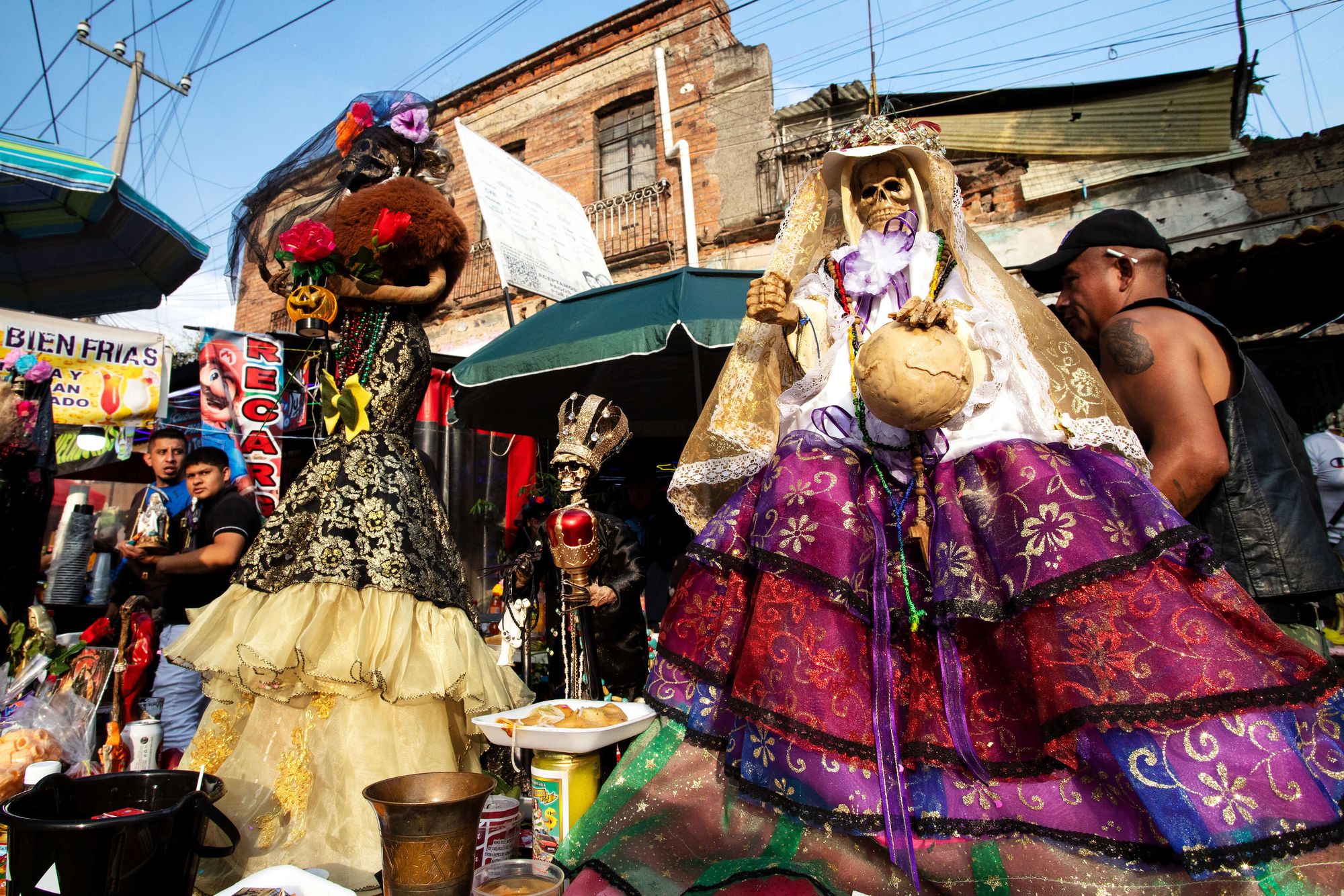 santa muerte in tepito district, mexico city