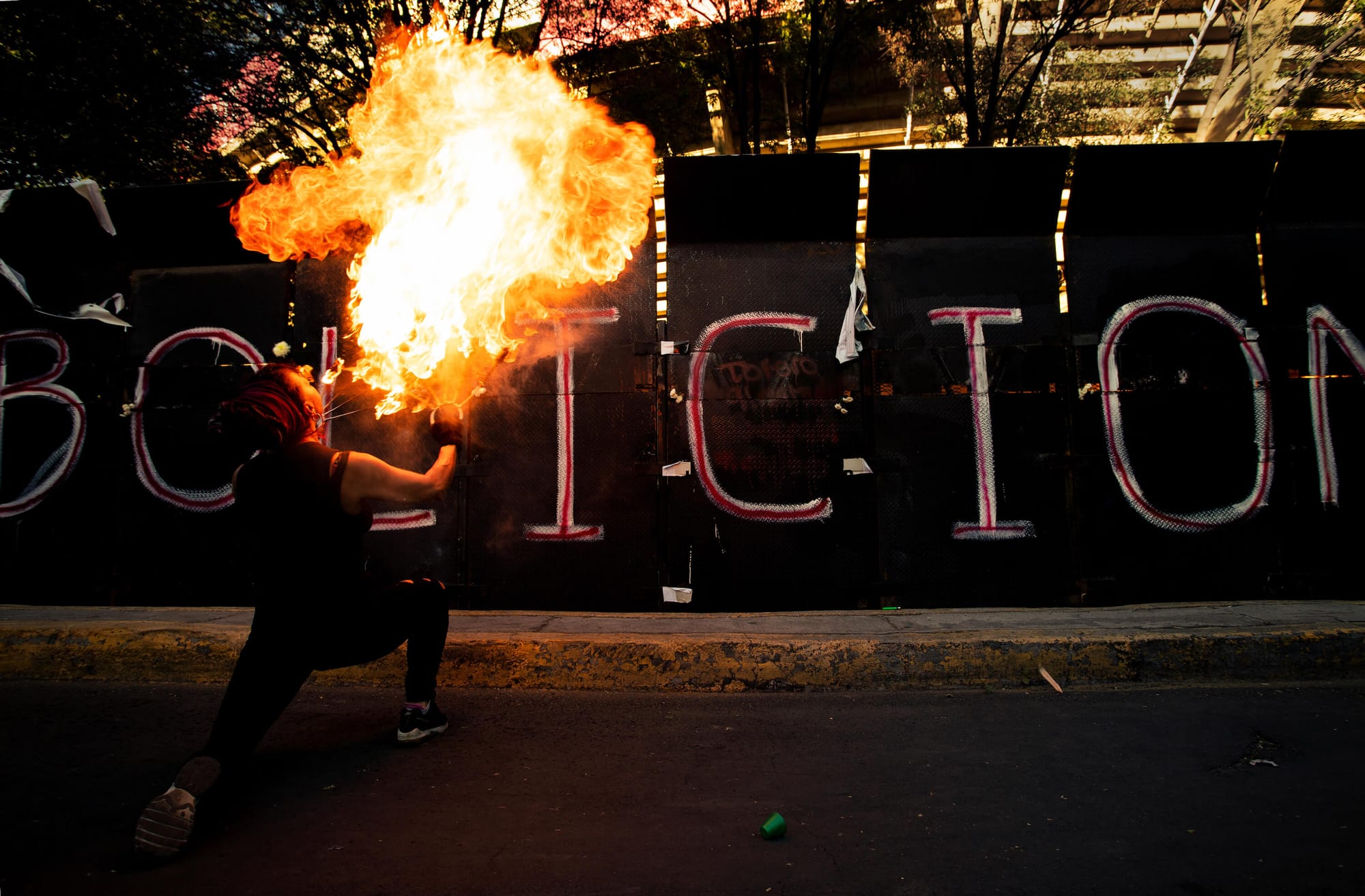 Protest against the return of bullfighting to Mexico City. (Foto: Václav Lang)