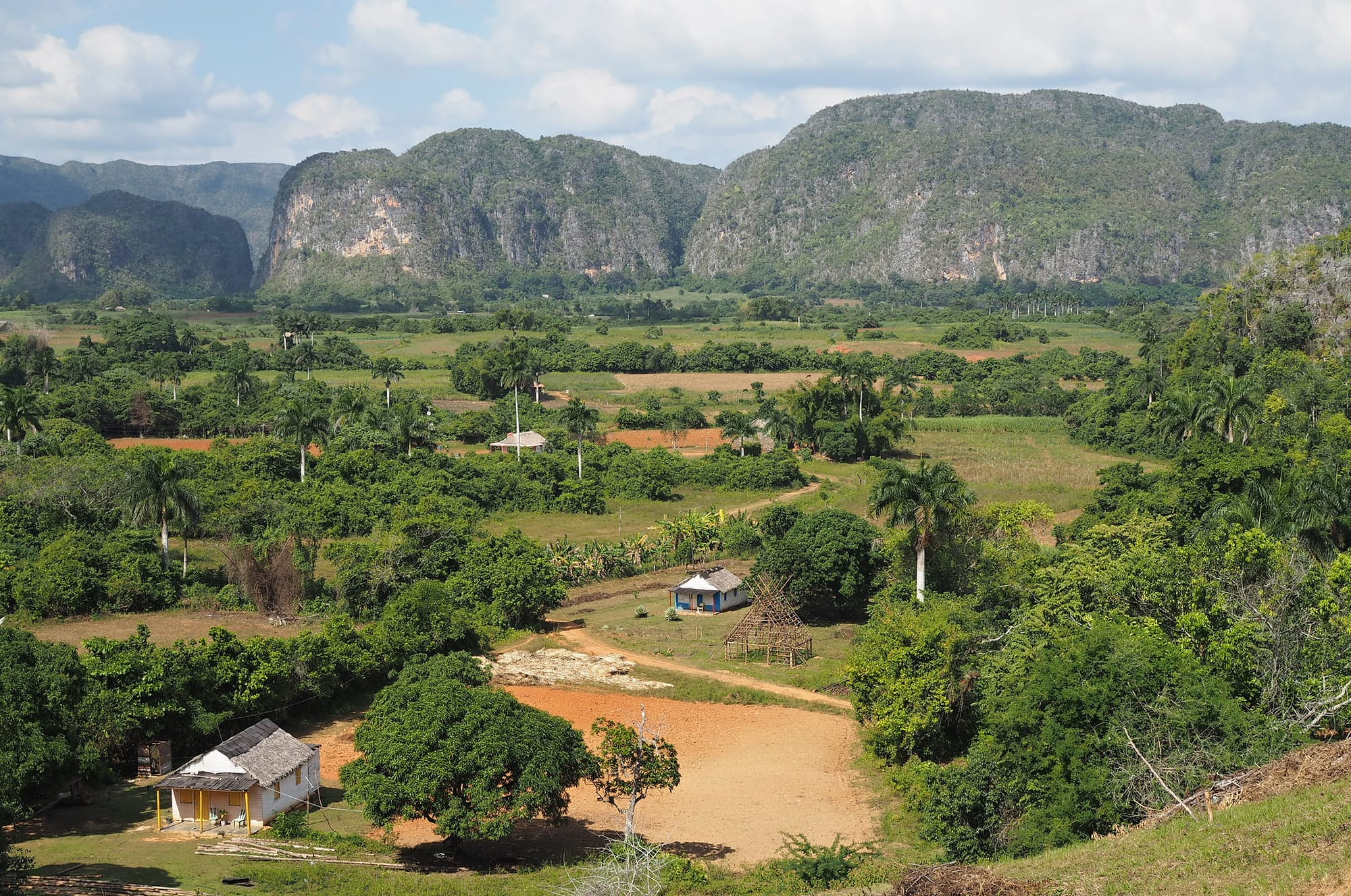 The Viñales Valley landscape in Cuba