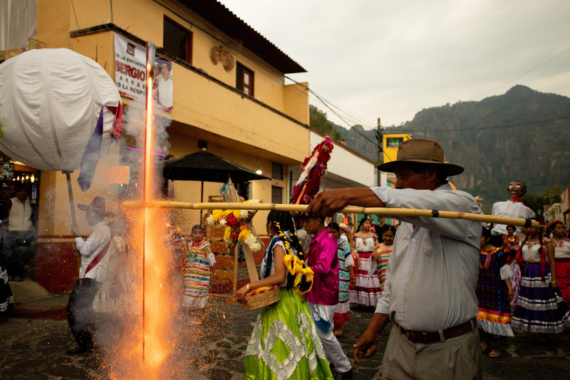 chrismas in tepoztlán, firework