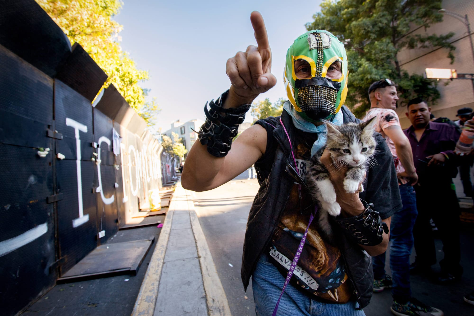 Protest against the return of bullfighting to Mexico City. (Foto: Václav Lang)